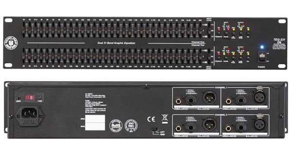 Topp Pro TEQ 231SW 2 x 31 Band Grafik Ekolayzır