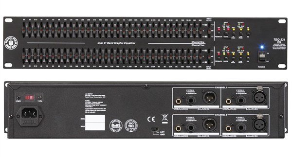 Topp Pro TEQ 231SW 2 x 31 Band Grafik Ekolayzır