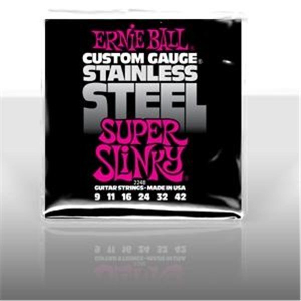 Ernie Ball P02248 Stainless Steel Super Slinky Elektro Gitar Teli