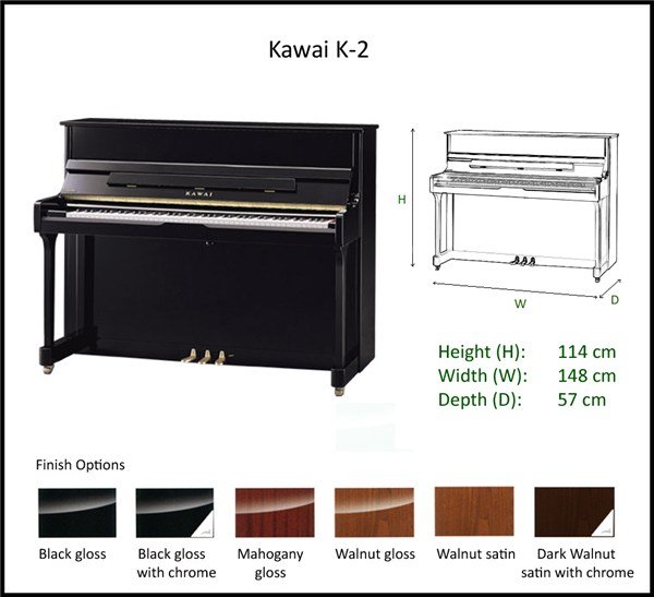 Kawai K-2 M/PEP Upright Piyano