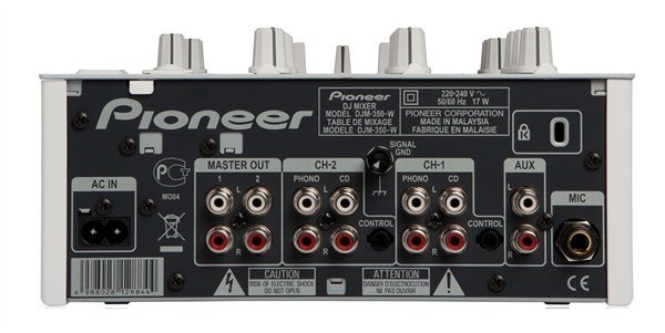 Pioneer Djm 350 W  İki Kanal  Efektli Dj Mikser