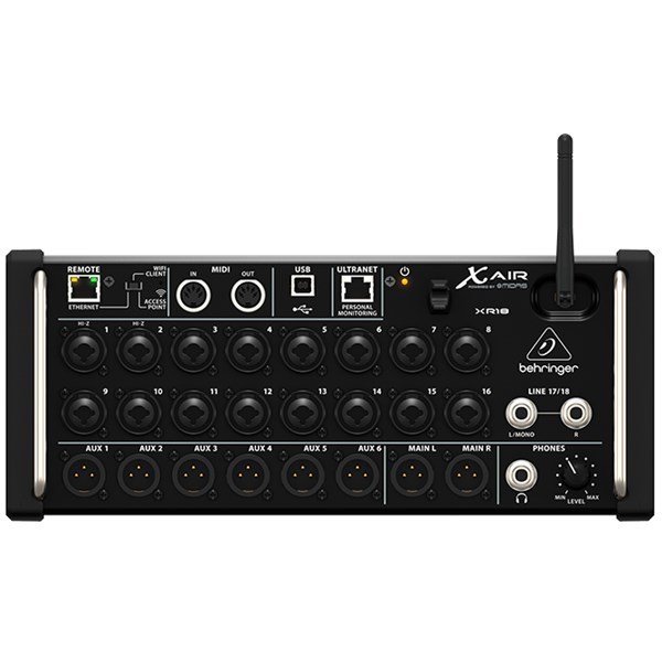 Behringer X Air XR18 - Kablosuz 18 Giriş 6 Aux Dijital Mikser