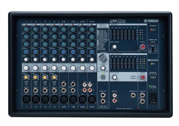 Yamaha EMX512SC 12 Kanal Küp Power Mikser