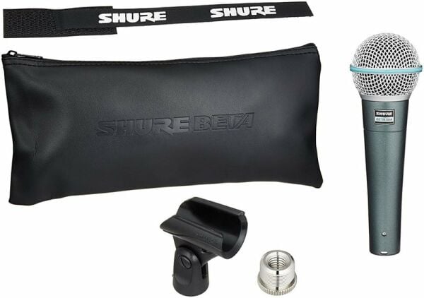 Shure BETA 58A Süper-Kardioid Dinamik El Tipi Vokal Mikrofonu