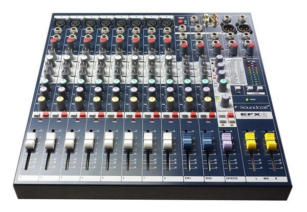 Soundcraft EFX8 8 Kanal Efekli Deck Mikser