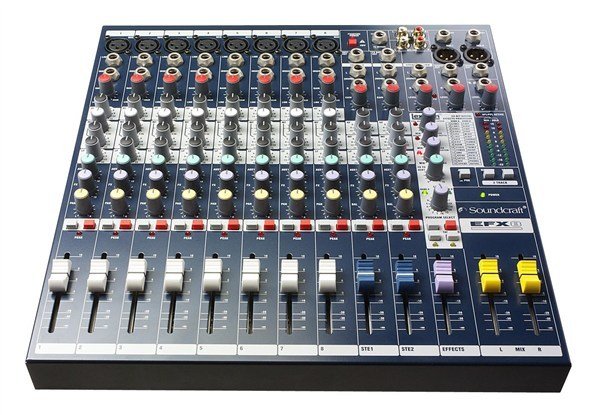 Soundcraft EFX8 8 Kanal Efekli Deck Mikser