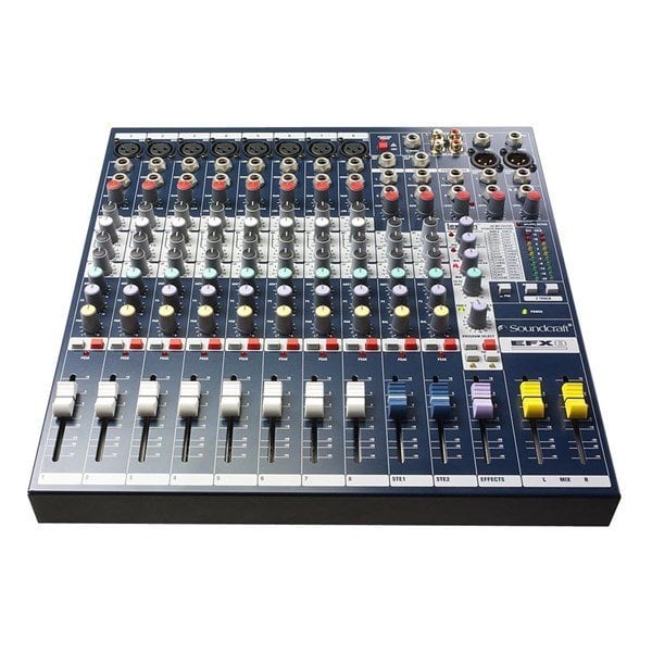 Soundcraft EFX8 8 Kanal Efekli Deck Mikser