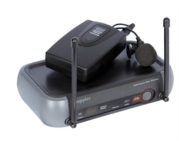 Doppler VHF 888B Çift Anten Tek Yaka Telsiz Mikrofon