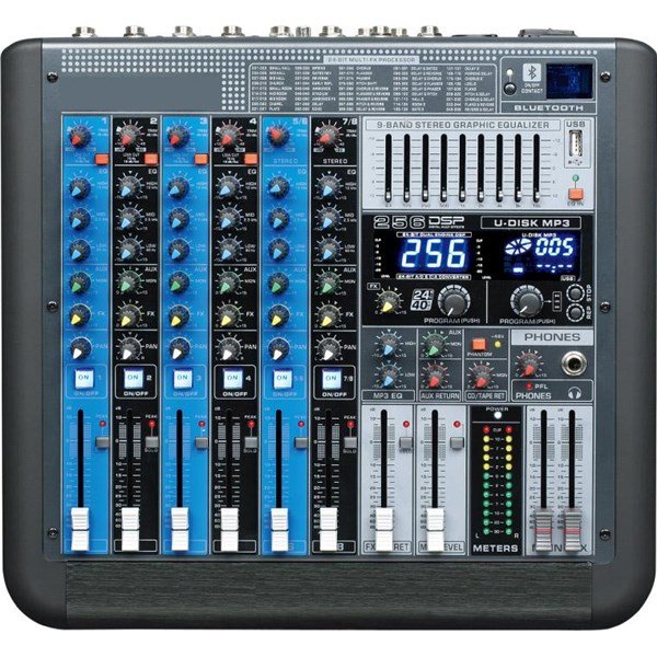Lentus LNT-8 USB - 8 Girişli, Bluetooth, Usb Mp3 Deck Mikser