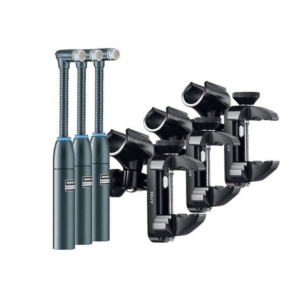 Shure Beta 98AMP/C 3PK 3lü Minyatür Kardioid Davul Mikrofonları