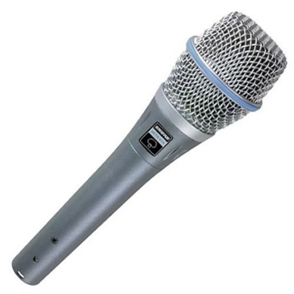 Shure BETA 87A Süper Kardioid Kondenser El Tipi Vokal Mikrofon