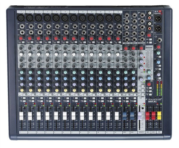 Soundcraft Mfxi12 14 Kanal Deck Mikser
