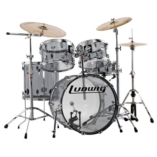 Ludwig L9125LM38 Vistalite Big Beat Akustik Davul Seti