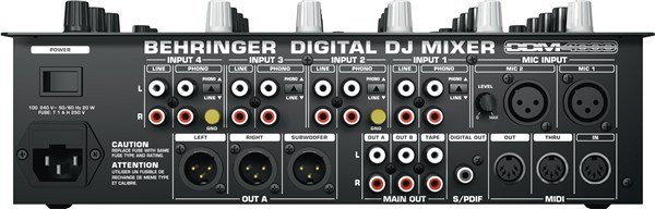 Behringer Digital Pro Mixer DDM4000 5 Kanal Dj Mikser