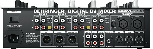 Behringer Digital Pro Mixer DDM4000 5 Kanal Dj Mikser