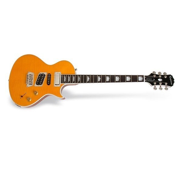 Epiphone Nighthawk Custom Reissue Trans Amber Elektro Gitar