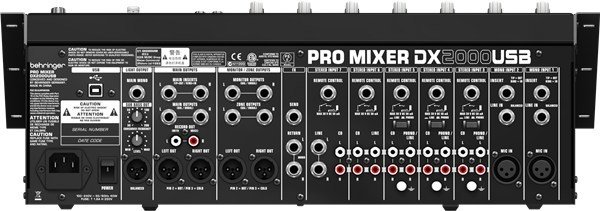 Behringer Pro Mixer DX2000USB 7 Kanal Dj Mikser