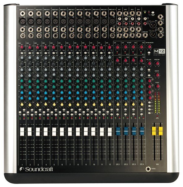 Soundcraft M12 14 Kanal Deck Mikser
