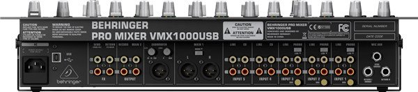 Behringer Pro Mixer VMX1000USB 5 Kanal Dj Mikser