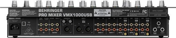 Behringer Pro Mixer VMX1000USB 5 Kanal Dj Mikser