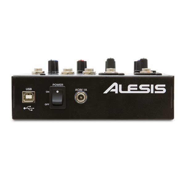 Alesis MultiMix 4USB 2 Mono 1 Stereo Kanal Deck Mikser