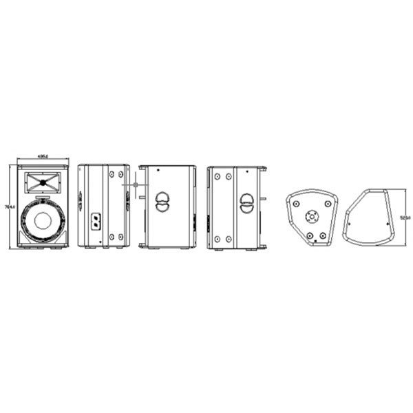 Torque Paw1152 - 15 inç 600/1200W Pasif Kabin Hoparlör