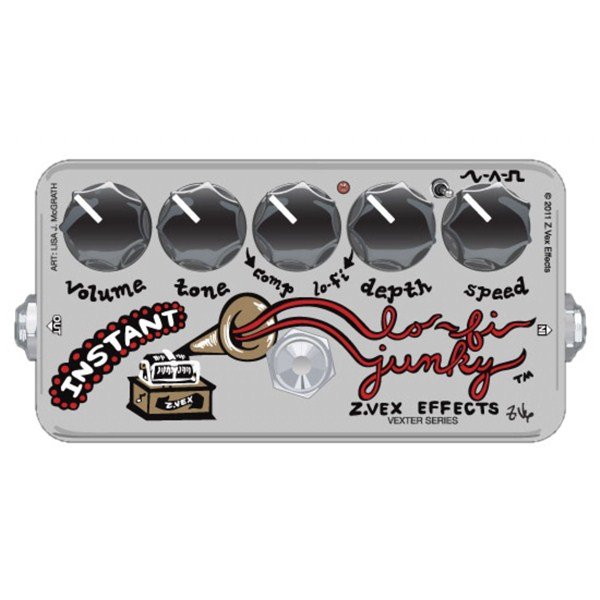 ZVex Vexter Instant Lo-Fi Junky Chorus/Vibrato Pedalı