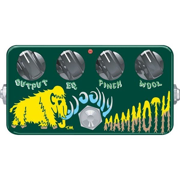 ZVex Woolly Mammoth Hand Paint Bas Gitar Fuzz Efekt Pedalı