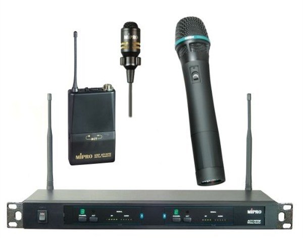 Mipro ACT 707 DE El + Yaka Tipi Kablosuz Mikrofon Seti
