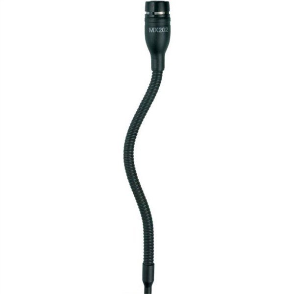 Shure MX202B/S SuperKardioid Kondenser Overhead Mikrofon (Siyah)