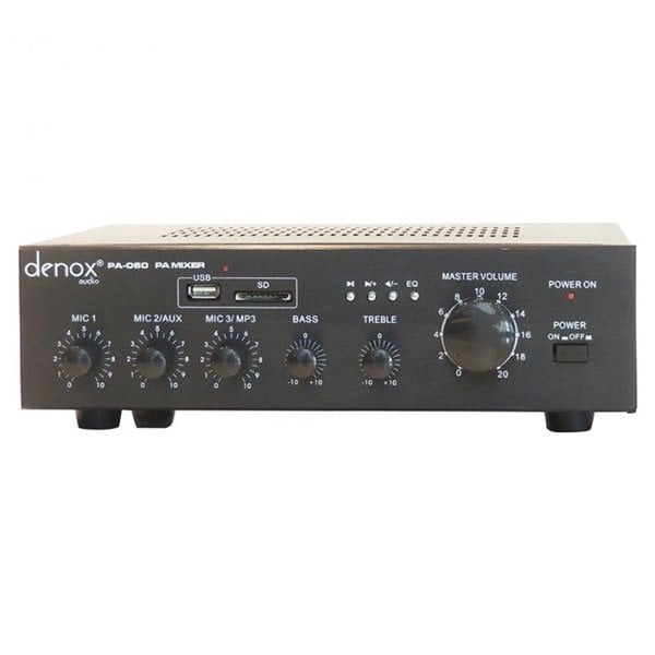 Denox PA-060 60-Watt 100V/8 ohm Amfili Mikser