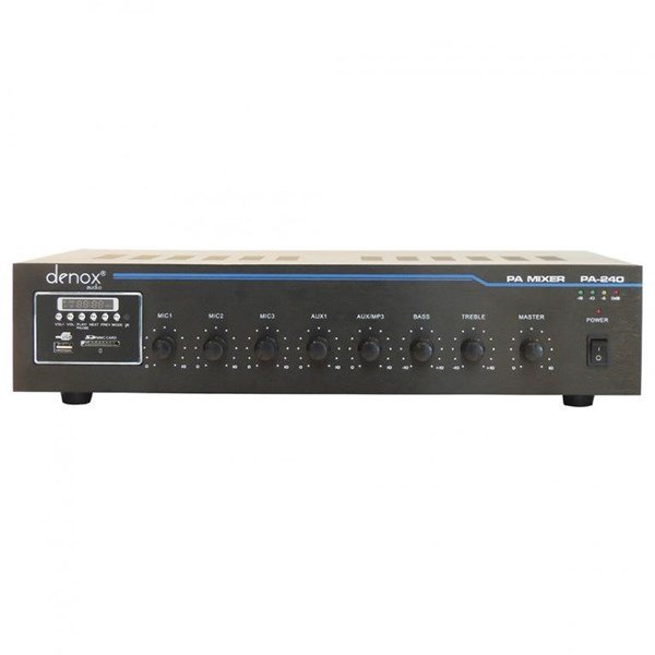 Denox PA-240 100 Volt Mikser Amfi 240 Watt