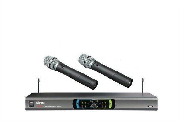 Mipro MR-823 EL - UHF Çift El Kablosuz Mikrofon Seti