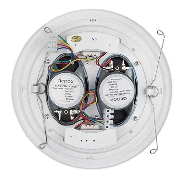 Denox DN-351 T 8 inç 100V 2x6 Watt Gömme Tip Tavan Hoparlörü
