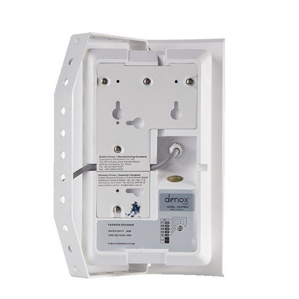 Denox DN-IP55 W (Beyaz) 5 inç 40W/100V Duvar Hoparlörü