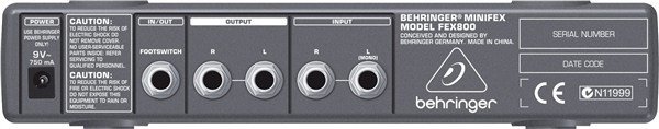 Behringer Minifex FEX800 Efekt Prosesör