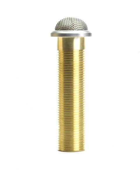 Shure MX395AL/BI Fırçalı Alüminyum Düğme Mikrofon , Çift Yönlü , 3 - pin XLR