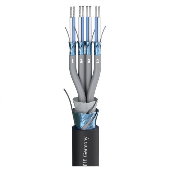 Sommer Mistral 04 - 4x2x0,22 mm 100 Metre Multicore Audio Kablo