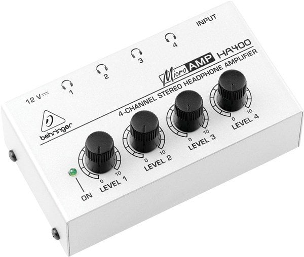 Behringer Microamp HA400 Stereo 4 Kanal Kulaklık Amplifikatörü