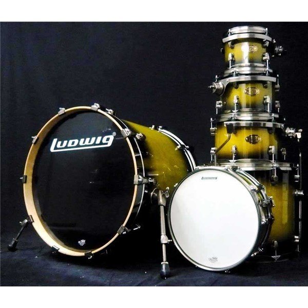 Ludwig LCEP22FXOD Epic Funk Olive Burst (6pc) Bateri