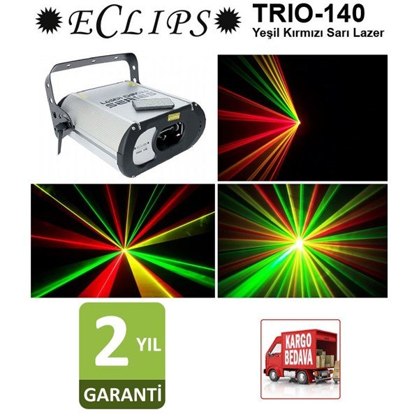 Eclips Trio 140 Yeşil Kırmızı Sarı Lazer