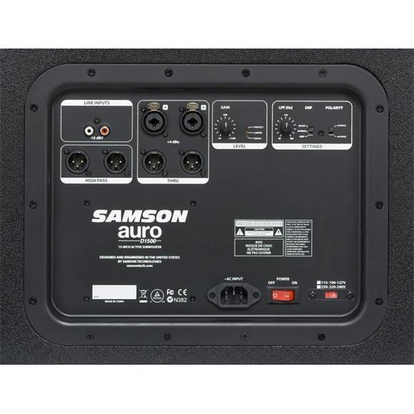 Samson Auro D1500A 15 İnç 1000W Aktif Subwoofer