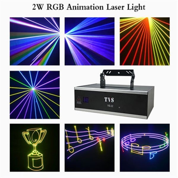 Eclips Rainbow 2000 7-Renk 2-Watt Lazer
