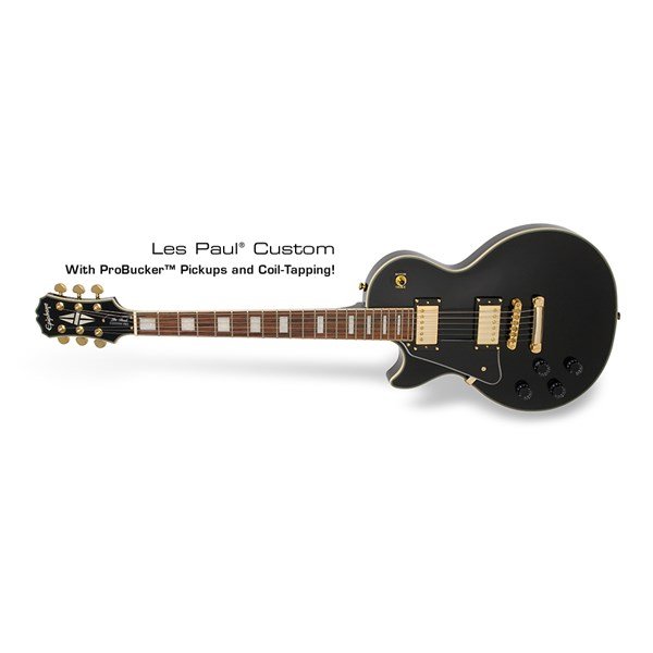 Epiphone Les Paul Custom PRO Ebony Solak Elektro Gitar