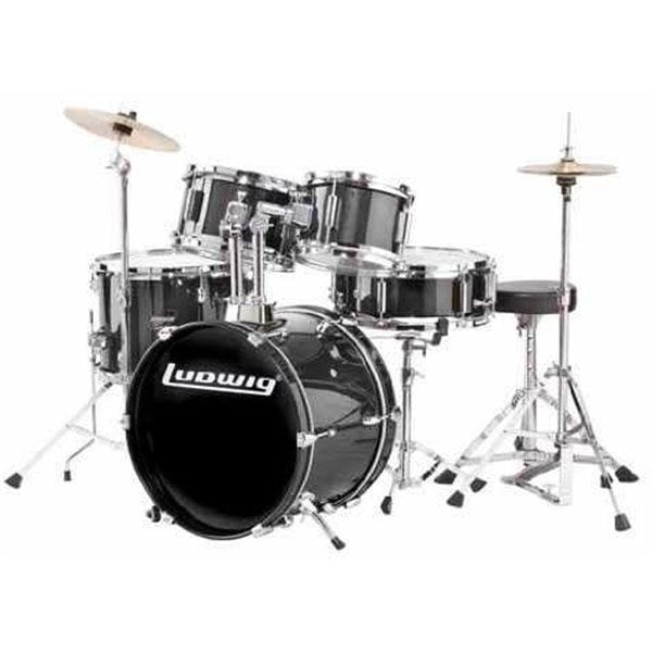Ludwig LJR1061 Junıor Accent Metalik Siyah Bateri Seti