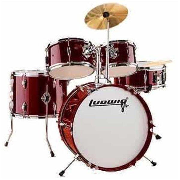 Ludwig LJR1064 Junior Accent Şarap Kırmızı Bateri Seti