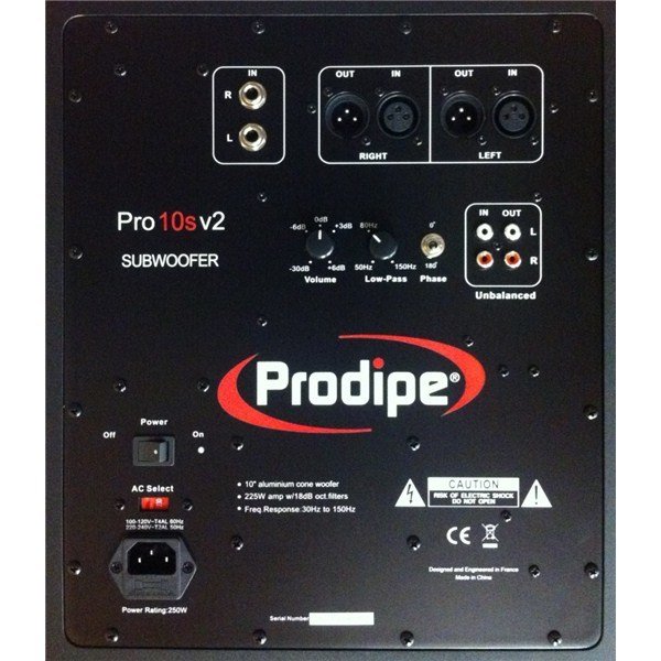 Prodipe PRO10S V2 10'' 150W Aktif Subwoofer
