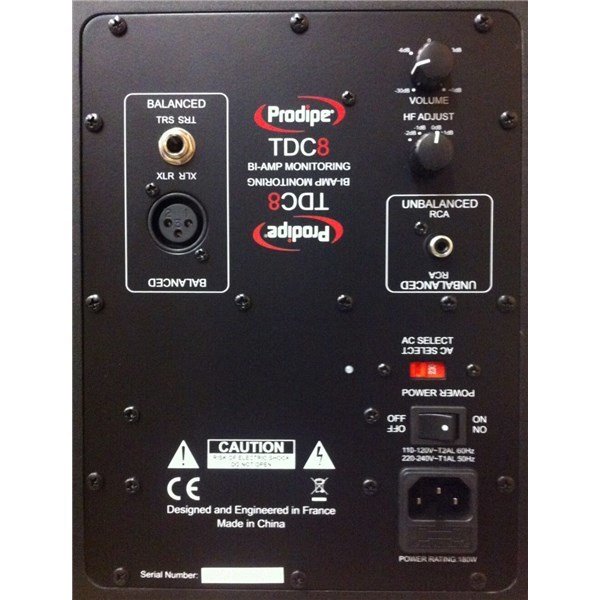 Prodipe TDC-8 - 8 inç 140W Coaxial Studyo Monitörü (Çift)