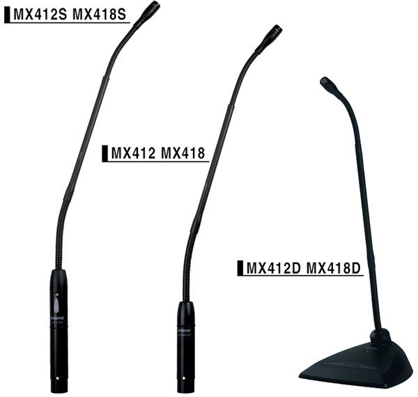 Shure MX412/C 12'' Kardioid Kondenser Kürsü Mikrofonu