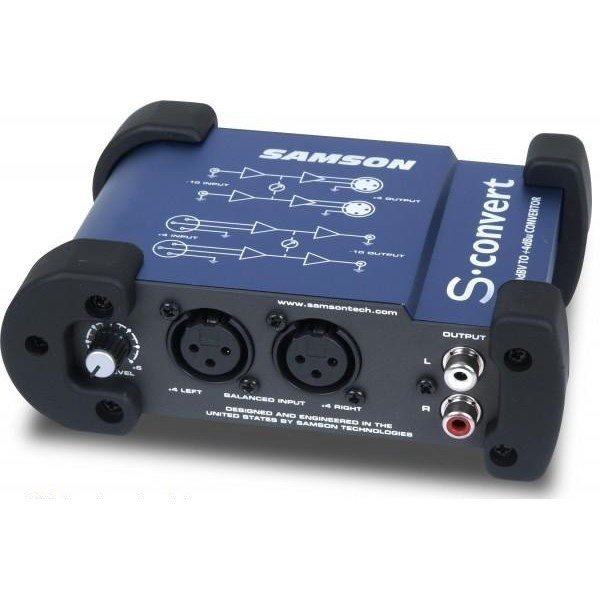 Samson S Convert Stereo Line Level Converter